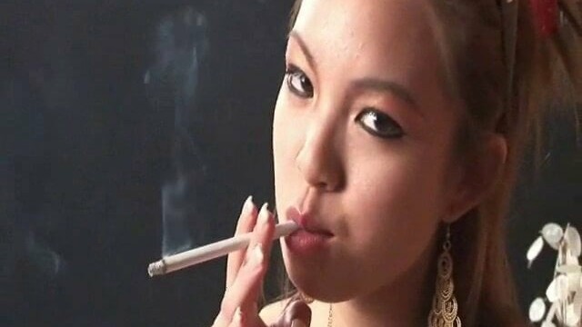 Hot Asian Smoker Seduces You