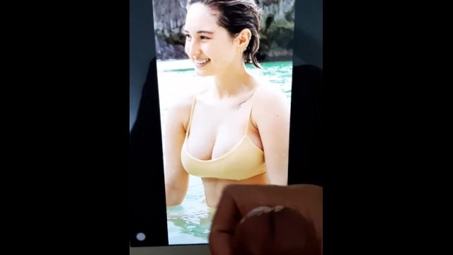 Giving my Strong Cum to Coleen Garcia's Huge Tits Pinoy Cum Tribute